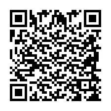 Código QR para número de teléfono +2698418213