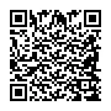 QR-code voor telefoonnummer +2698418337