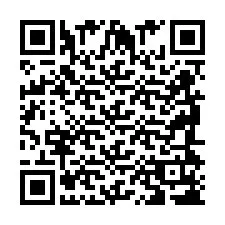 QR-код для номера телефона +2698418340