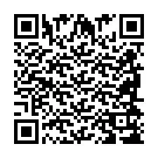 QR-Code für Telefonnummer +2698418393