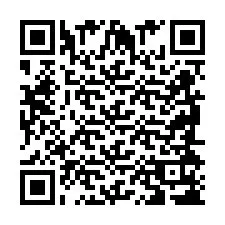 QR-koodi puhelinnumerolle +2698418398