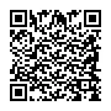 Código QR para número de telefone +2698418428