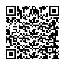 Código QR para número de teléfono +2698418446