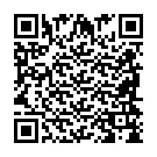 Código QR para número de telefone +2698418457