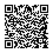 QR код за телефонен номер +2698418468