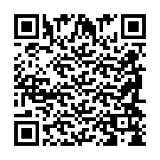 Codice QR per il numero di telefono +2698418471