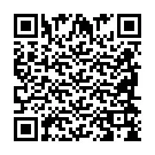 QR код за телефонен номер +2698418493