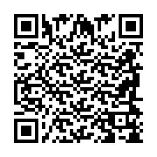 Código QR para número de teléfono +2698418505