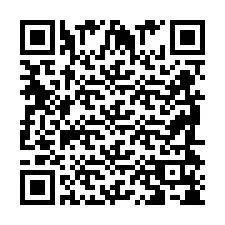 Codice QR per il numero di telefono +2698418511