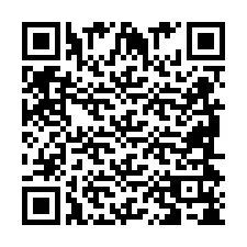 Codice QR per il numero di telefono +2698418513