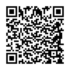 QR-koodi puhelinnumerolle +2698418519