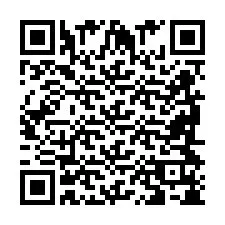 Código QR para número de teléfono +2698418527