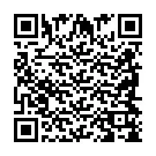 Codice QR per il numero di telefono +2698418528