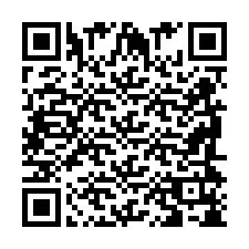 Código QR para número de telefone +2698418545