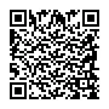 Código QR para número de teléfono +2698418550