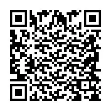 QR Code pour le numéro de téléphone +2698418569