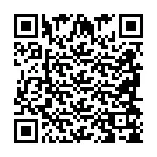 Código QR para número de teléfono +2698418593