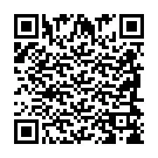 QR код за телефонен номер +2698418604