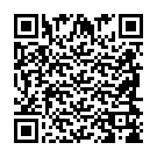 QR код за телефонен номер +2698418609