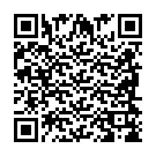 QR-code voor telefoonnummer +2698418616