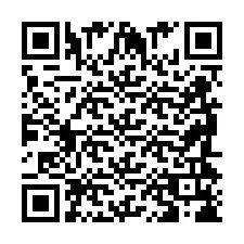 QR Code สำหรับหมายเลขโทรศัพท์ +2698418651