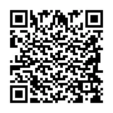 Codice QR per il numero di telefono +2698418674