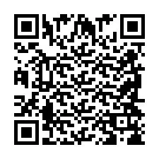 Código QR para número de telefone +2698418679