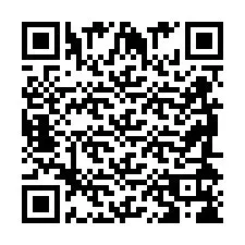 Codice QR per il numero di telefono +2698418681