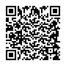 QR код за телефонен номер +2698418692