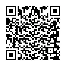 QR-код для номера телефона +2698418702