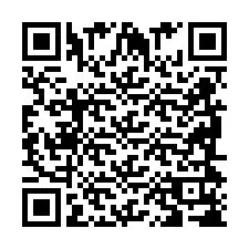 QR-code voor telefoonnummer +2698418712