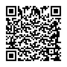 QR kód a telefonszámhoz +2698418714