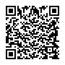 Kod QR dla numeru telefonu +2698418724