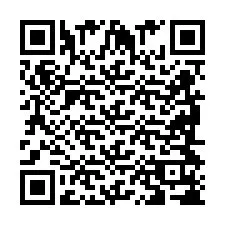 QR Code pour le numéro de téléphone +2698418726