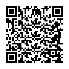 QR-Code für Telefonnummer +2698418727