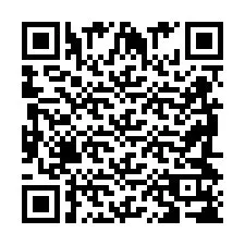 QR-koodi puhelinnumerolle +2698418731