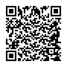 QR-код для номера телефона +2698418737