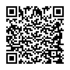 QR-koodi puhelinnumerolle +2698418738