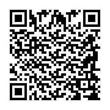 QR код за телефонен номер +2698418755