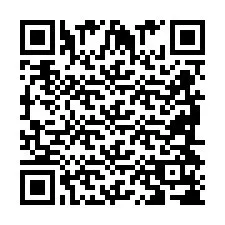 QR kód a telefonszámhoz +2698418763