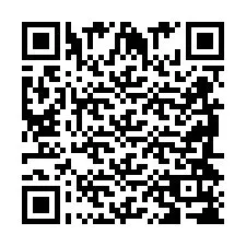 Código QR para número de teléfono +2698418774