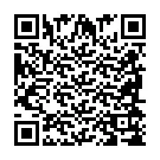 Código QR para número de teléfono +2698418793