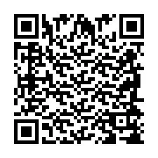 QR-koodi puhelinnumerolle +2698418794