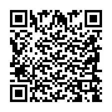 Código QR para número de teléfono +2698418804