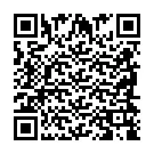 QR-код для номера телефона +2698418848