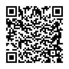 Código QR para número de telefone +2698418871