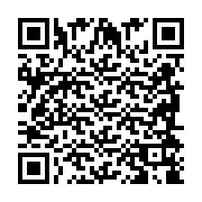 Código QR para número de teléfono +2698418892