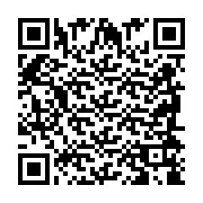 Codice QR per il numero di telefono +2698418894