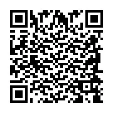 QR-код для номера телефона +2698418898