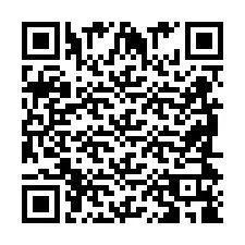 Código QR para número de telefone +2698418909